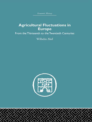 cover image of Agricultural Fluctuations in Europe